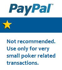 paypal accepted poker sites
